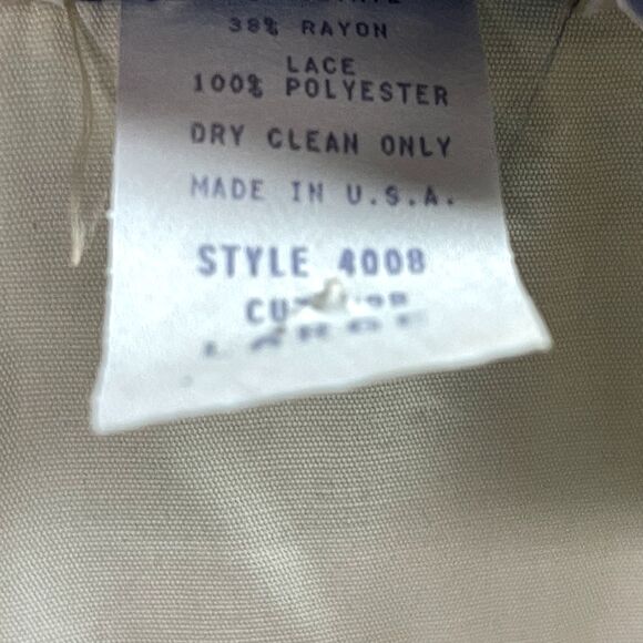 Circle T Marilyn Lenox 70s Western Look Womens Shirt Corset Back Large Cream - Picture 5 of 8